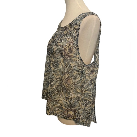 Molly Bracken Sheer Floral Tank Top - Picture 2 of 4